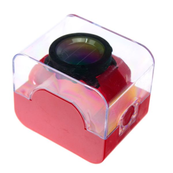 Sports watch in a box (red)