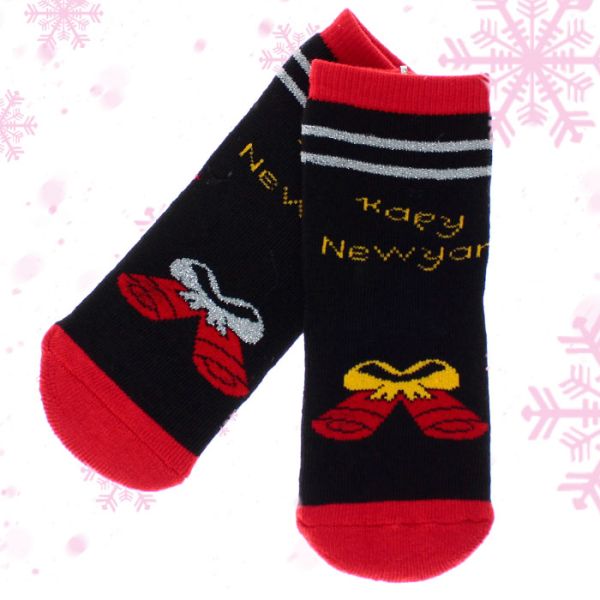 Terry festive socks "Christmas willows"