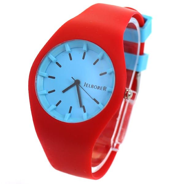 Watches on a silicone strap