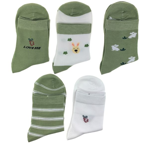 Women's socks "Green mix" (no choice of color)