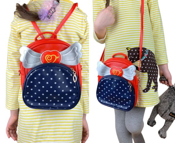 2in1 bag-backpack (scarlet)