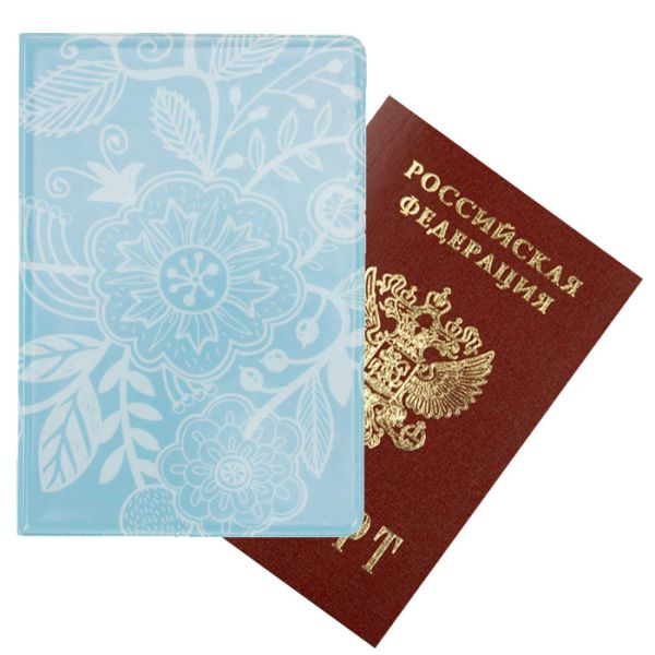 Passport cover ART "Delicate flowers"